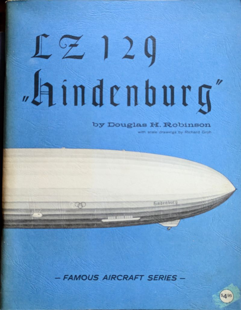 Picture of book cover showing front half of Airship against blue background.